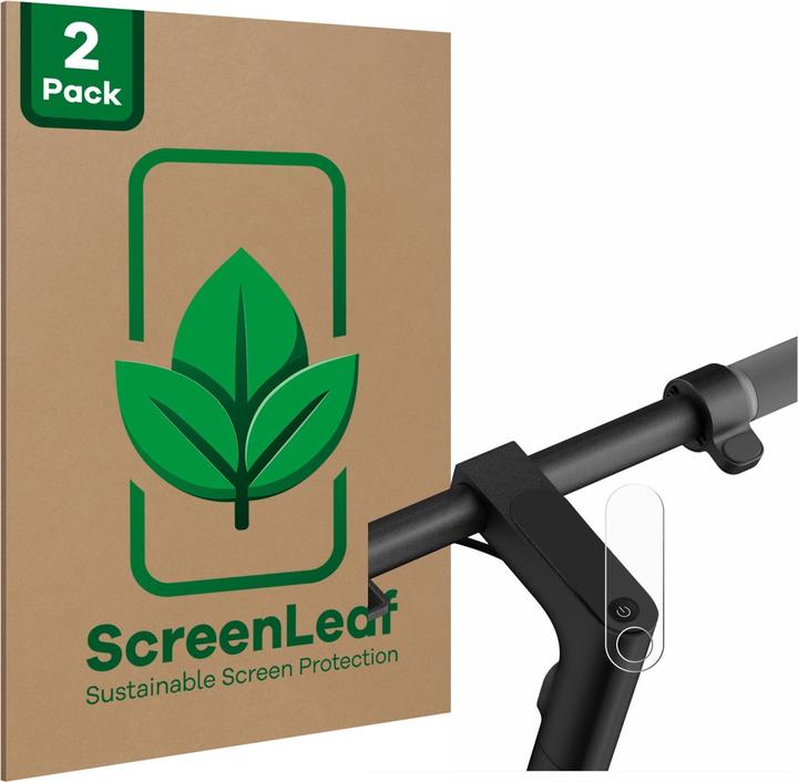 ScreenLeaf Schutzfolie nachhaltiger Displayschutz Displayschutzfolie Folie Klar Transparent