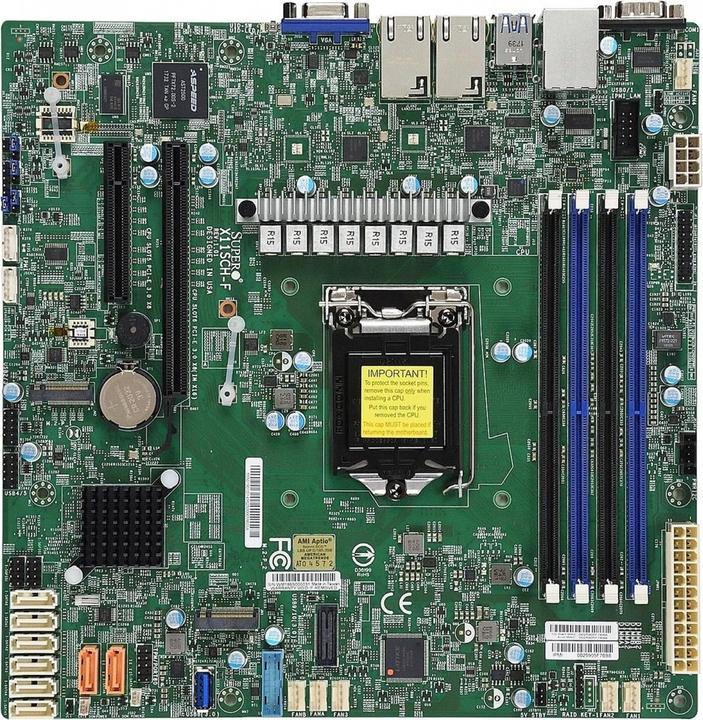 Produktbild Supermicro X11SCH-F (LGA 1151, Intel C246, mATX)