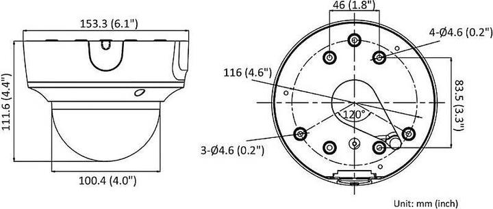 Actual product image Hikvision DS-2CD2783G2-IZS (3840 x 2160 pixels)