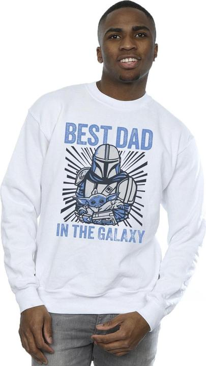 Produktbild Star Wars Mandalorian Best Dad Galaxy Sweatshirt (XL)