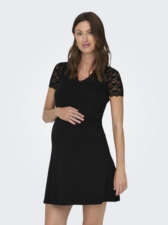 Image du produit Only Maternity Robe curvy à col en V et manches courtes (M)