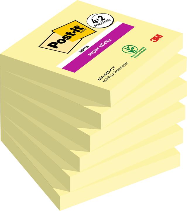 Post-it Super Sticky (76 x 76 mm)