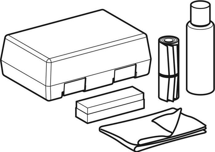 Immagine prodotto Geberit Kit di riparazione in acrilico (18 cm, 12.50 cm)