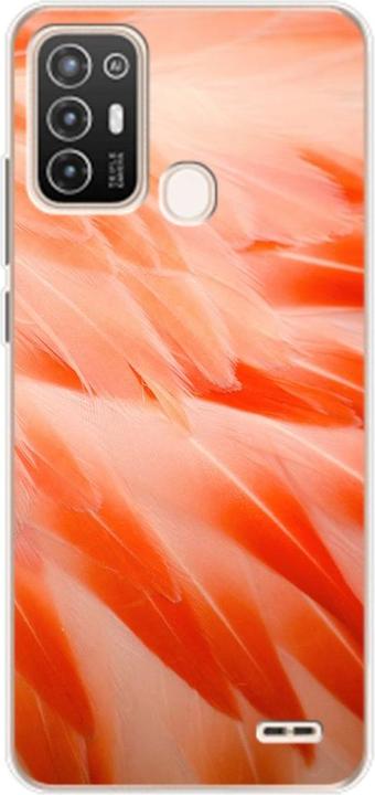 Flamingo feathers