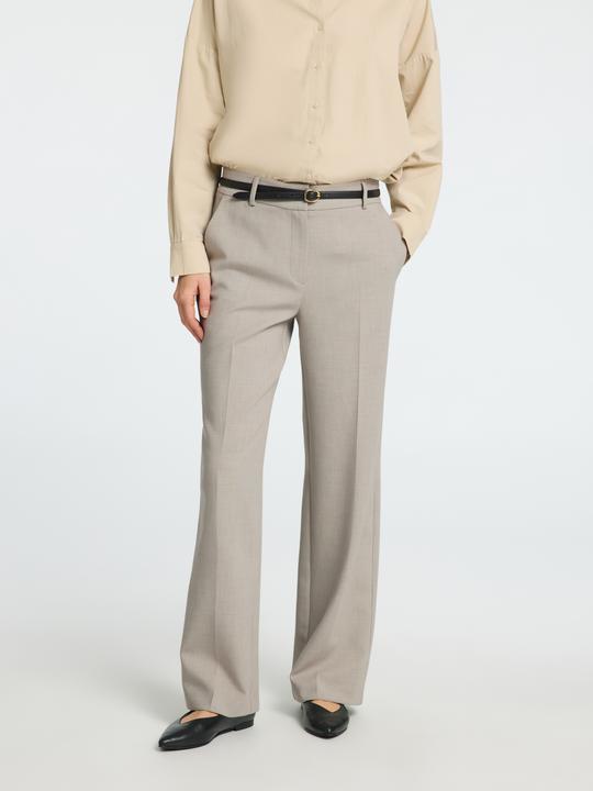 Produktbild Selected Femme Slfrita Mw Wide Pant Mel Noos (42)