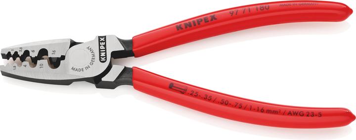Produktbild Knipex Crimpzange für Aderendhülsen (180 mm)