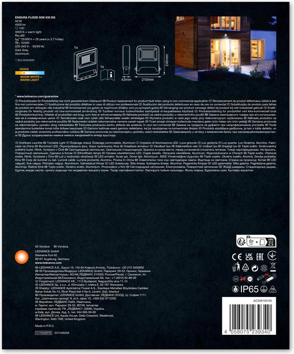 Immagine prodotto Ledvance Endura Flood (4500 lm, IP65)