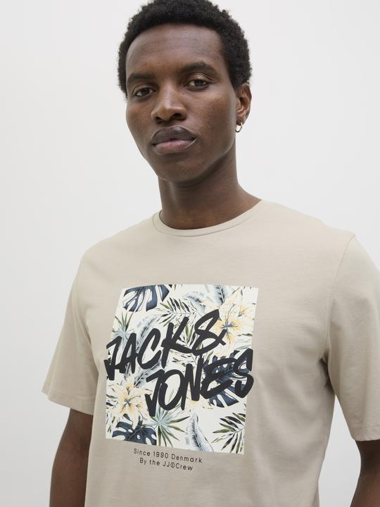 Produktbild Jack & Jones Jjhawaii Shape Tee Ss Crew Neck Ln (XXL)