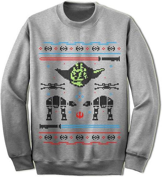ChristmasSweaters Star Wars Yoda - Ugly Christmas Sweater (XL)