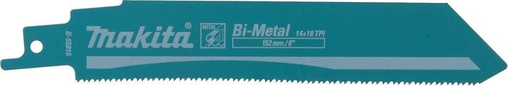 Immagine prodotto Makita B-55815 Lame per sega diritta BIM a denti convessi 152X1,1MM (14 + 18TPI), 5pz, Per metallo, 3-8mm