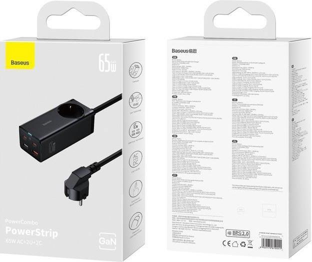Image du produit Baseus Barrette d'alimentation GaN3 Pro (65 W)