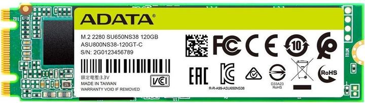 Image du produit Adata SU650 120 Go 2,5 pouces SATA3 520 (120 Go, 2.5")