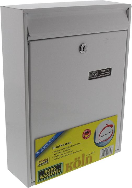 Actual product image Burg Wächter Letterbox KÖLN 872 W