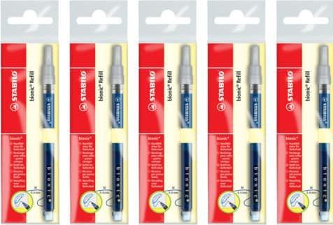 Produktbild STABILO bionic Refill Tintenpatrone (Ersatzmine, Schwarz, 0.40 mm)
