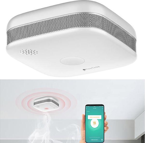 Actual product image VisorTech WLAN-Design-Rauchmelder
