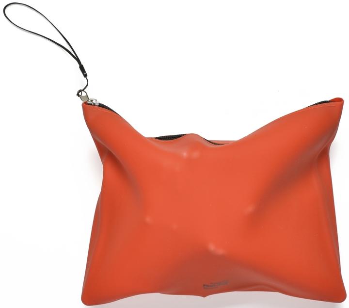 Produktbild Foldersys Reissverschlussbeutel PHAT BAG A5 orange/schwarz 1,2 mm (A5, 1 x)