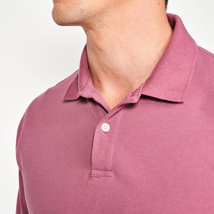 Actual product image Inesis Herren Golf Poloshirt kurzarm Baumwolle - MW500 rost (4XL)