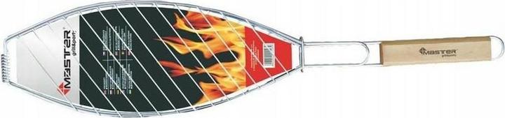 Produktbild Master Grill and Party Grill & Party Grilis & Party Gitter zum Backen von Fisch Chrom 68cm (MG148)
