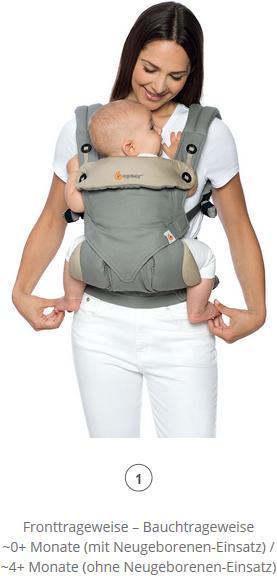 Produktbild Ergobaby Carrier 360 inkl. Neugeborenen-Einsatz