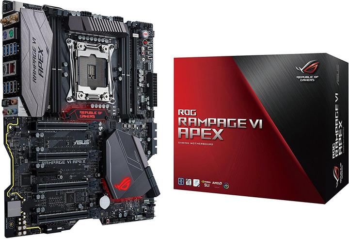 Actual product image ASUS Rampage Vi Apex (LGA 2066, Intel X299, E-ATX)