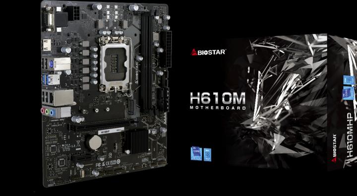 Actual product image Biostar Płyta główna H610MHP 2.0 (LGA 1700, Intel H610, mATX)