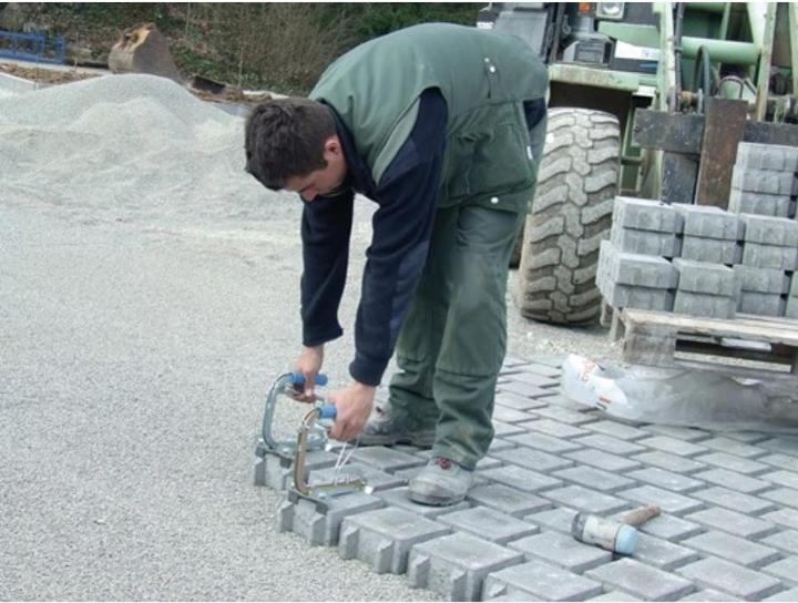 Probst Pflasterboy PB Grijpbereik 150-240 mm Draagvermogen 10 kg Gewicht 1 kg, gegalvaniseerd
