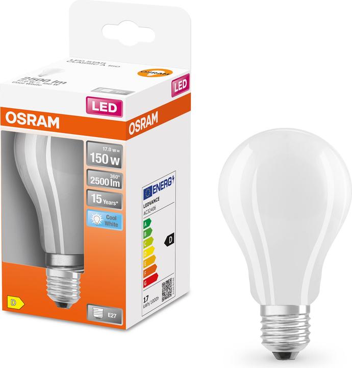Image du produit Osram Rétrofit LED Classic A (E27, 17 W, 2500 lm, 1 x, D)