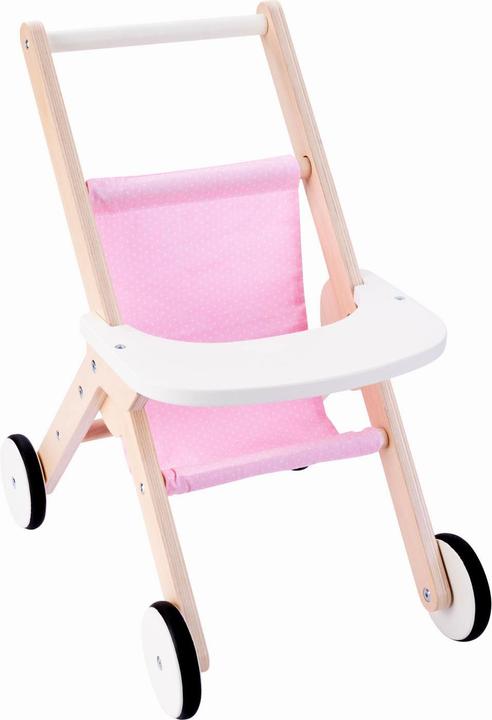 Produktbild Engelhart Puppenwagen aus Holz, Rosa