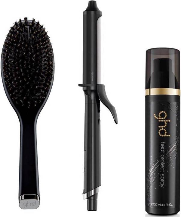 Image du produit ghd Coffret cadeau comprenant fer à friser (26mm), brosse à poils et protection thermique