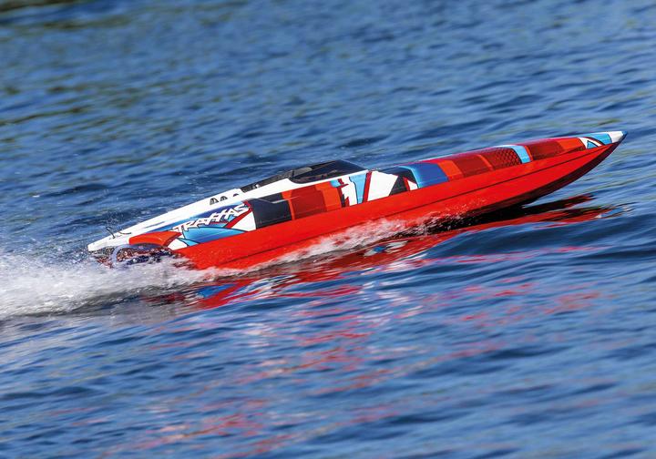 Produktbild Traxxas DCB M41 40 Zoll Catamaran Brushless Rot/Blau