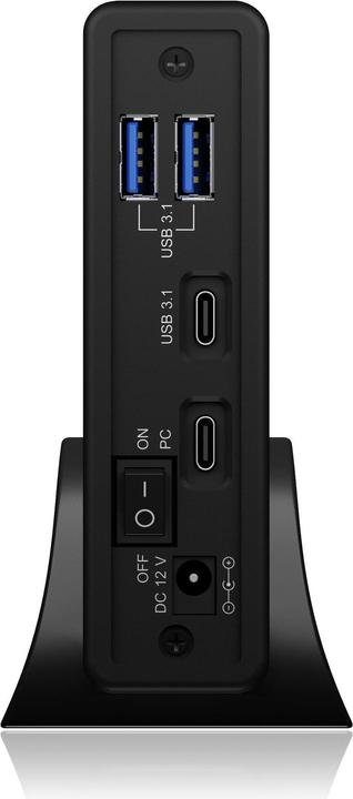 Image du produit Icy Box IB-382H-C31 Boîtier avec hub USB (3.5", 2.5")