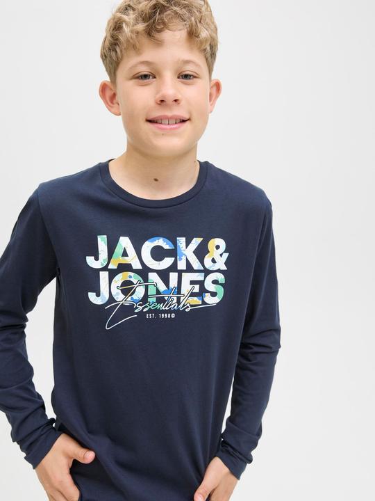 Image du produit Jack & Jones Logo Langarm-T-Shirt Langarm-T-Shirt (164)