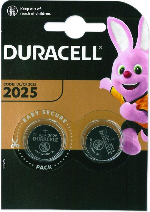 Image du produit Duracell Lithium CR2025 (2 pcs, CR2025, 165 mAh)