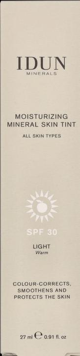 Produktbild IDUN Minerals Minerals Moisturizing Skin Tint SPF 30 Gamla Stan Light Creme (Sonnencreme, SPF 30, 27 ml)