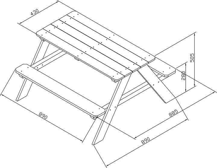 Image du produit Sunny Table de pique-nique Dave