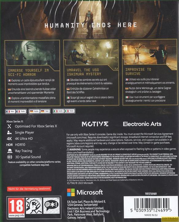 Produktbild EA Games Dead Space Remake (Xbox Series X, DE)