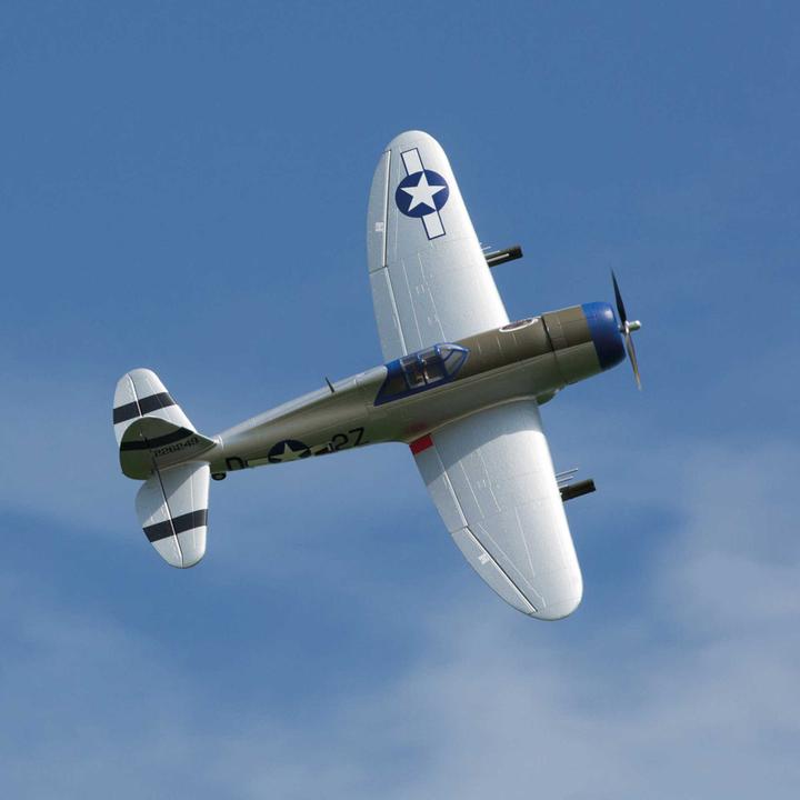 Actual product image E-Flite FLIEGER P-47 RAZORBA. 1200mm EP BNP BNF BASIC (Warbird)