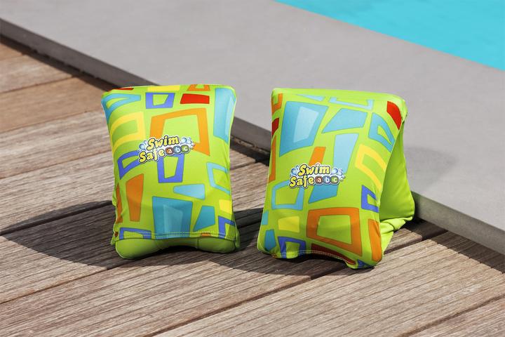 Image du produit Bestway Swim Safe ABC AquaStar Tissu Bracelet gonflable Floaties S/M, Swim armbands, Boy/Girl, Fabr