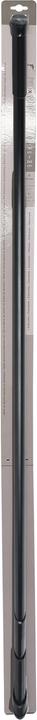 Actual product image MSV Shower rail aluminium glossy black 140 - 260 cm