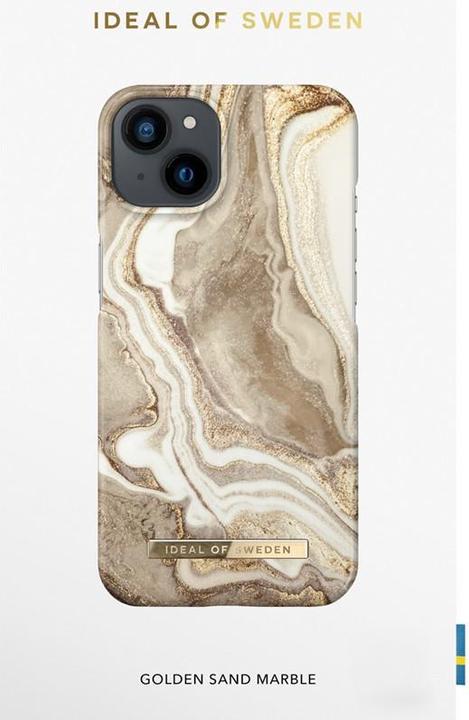 Image du produit iDeal Of Sweden Designer Hard-Cover Golden Sand Marble (Apple iPhone 13 mini)
