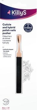 Produktbild KillyS Rose Gold Cuticle And Gel Remover Pusher With Silicone Handle 1 Pc