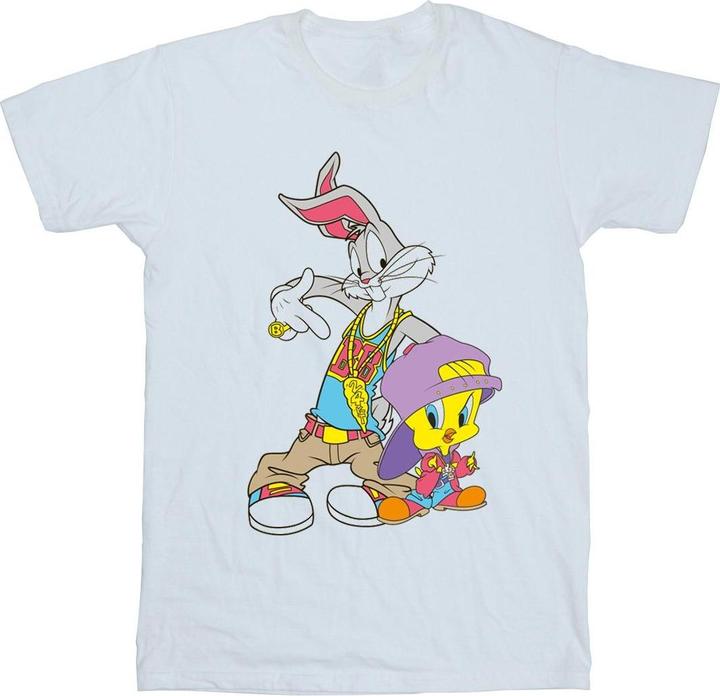 Looney Tunes Bugs And Tweety Hip Hop TShirt (4XL)