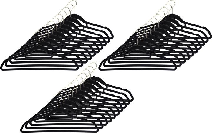 Cocon Clothes hanger 30 pieces, black (30 x)
