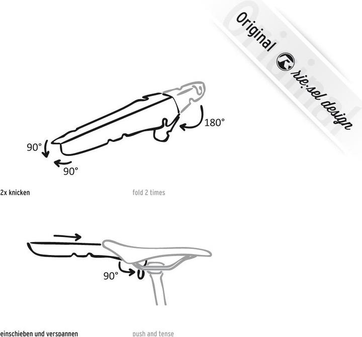 Actual product image rie:sel design rit:ze L Back Fender (Rear mudguard)