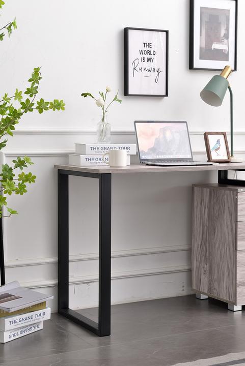 Actual product image CLP Desk Stockton, grey (120 x 75 x 50 cm)