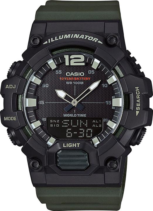 Produktbild Casio Hdc-700-3avef (Chronograph, Digitaluhr, Analoguhr, 49 mm)