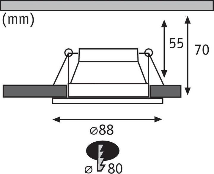 Produktbild Paulmann Einbauleuchte Cole Set (460 lm)