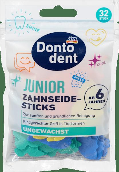 Produktbild dm Dontodent Zahnseidesticks Junior