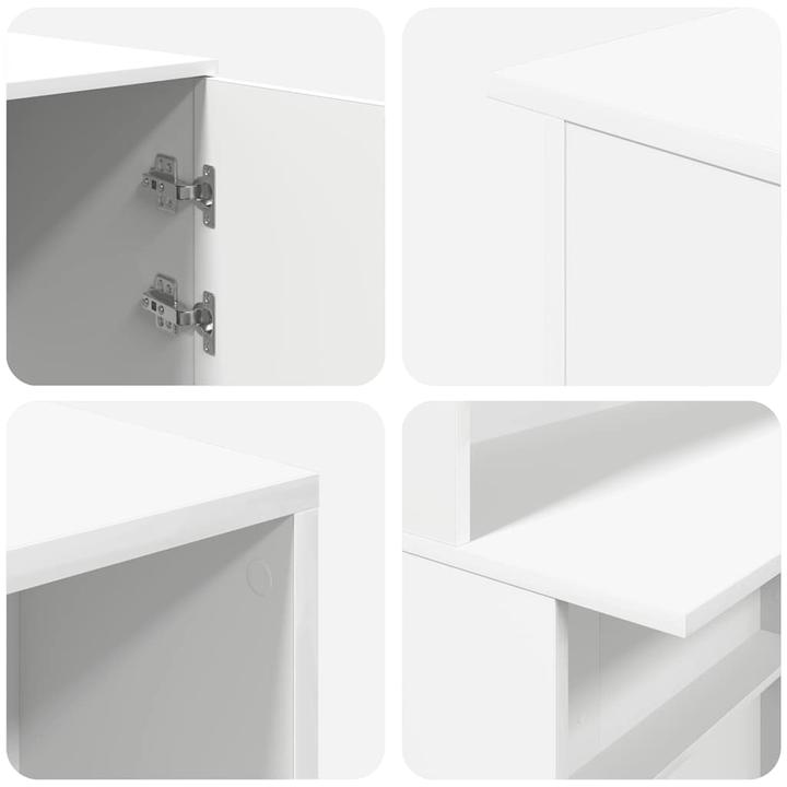 Produktbild VidaXL Empfangstheke Weiss 180x50x103,5 cm Holzwerkstoff Empfangstresen