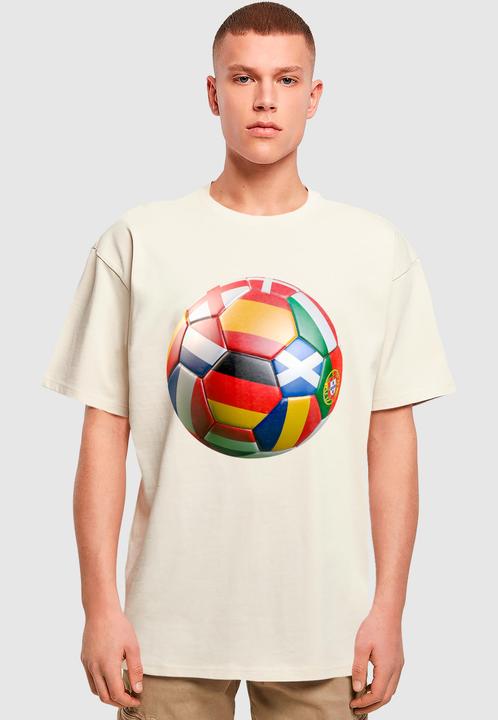 Produktbild Urban Classics Football's coming Home Europe Tour Oversize Tee - 141509 (S)